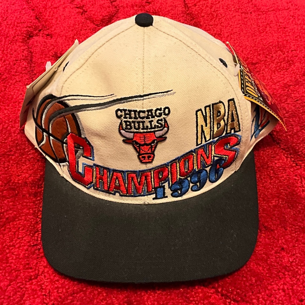 NBA Champions 1996 Chicago Bulls Official Locker Room Cap